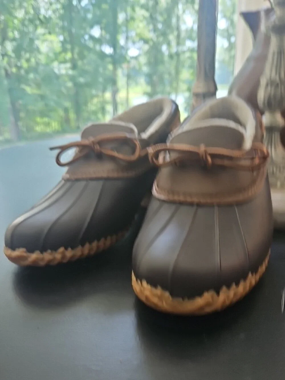JBU By Jambu Weather Ready Brown Duck-Style Slip-On Shoes. Size 9.5M